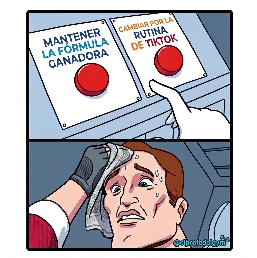 ElProfeDelGym's tweet photo. Si tu rutina funciona… ¿para qué cambiarla? 🤨

👉 La #hipertrofia depende de la progresión, no de cambiar #ejercicios cada semana.

#Sentadilla, #PressBanca, #HipThrust = base 🔥

Si cambiás todo… no progresás.. https://t.co/EFKnHqesER