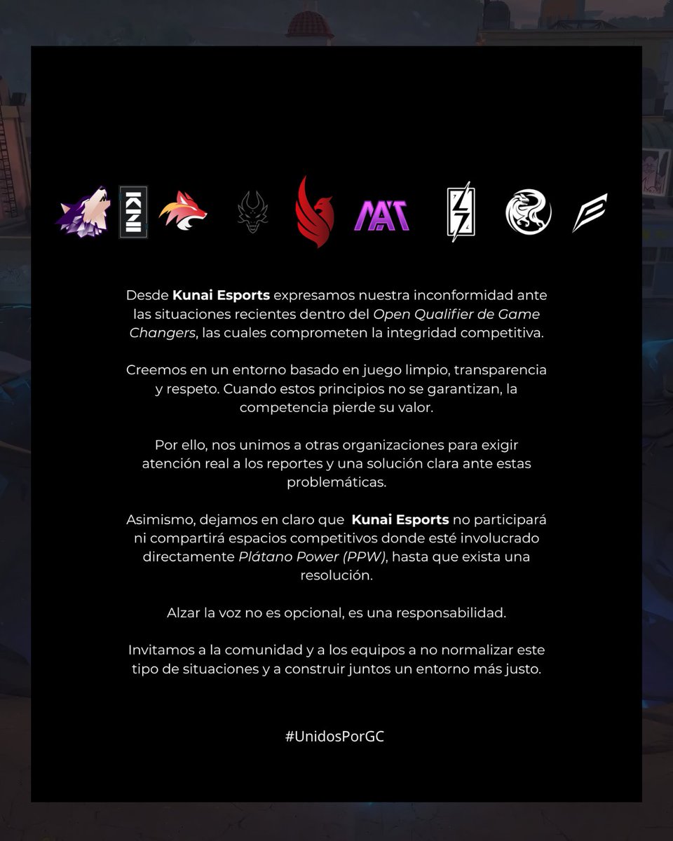 Kunai Esports tweet media