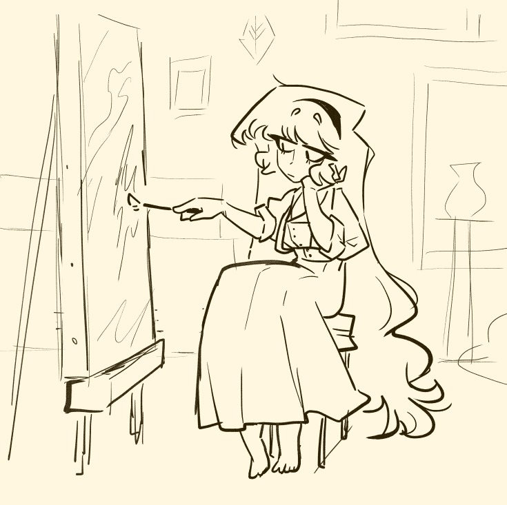 ShinySuycune's tweet photo. Dibujar a clea me da la serotonina que necesito https://t.co/jekKfLiai8