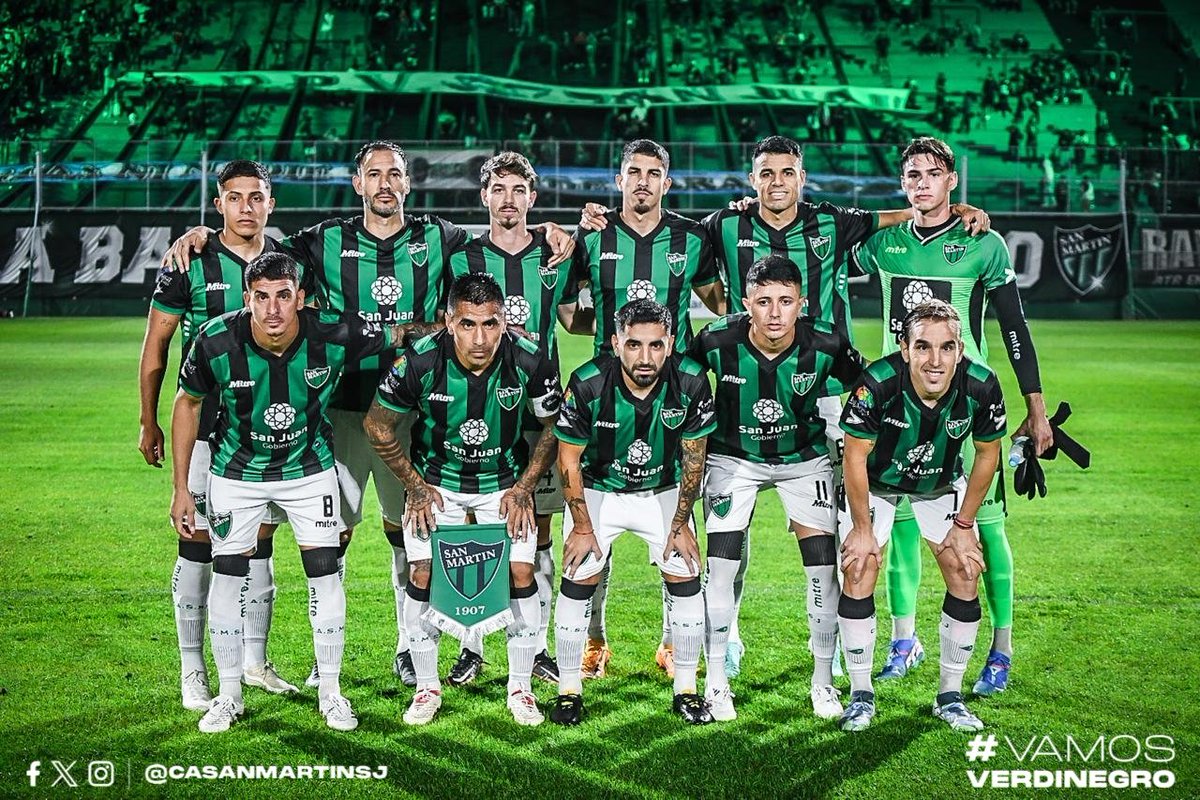 CASanMartinSJ's tweet image. ⏱️ 45' Final del primer tiempo! 

#SanMartín 1 - #Atlanta 0. 

#VamosVerdinegro 🟢⚫