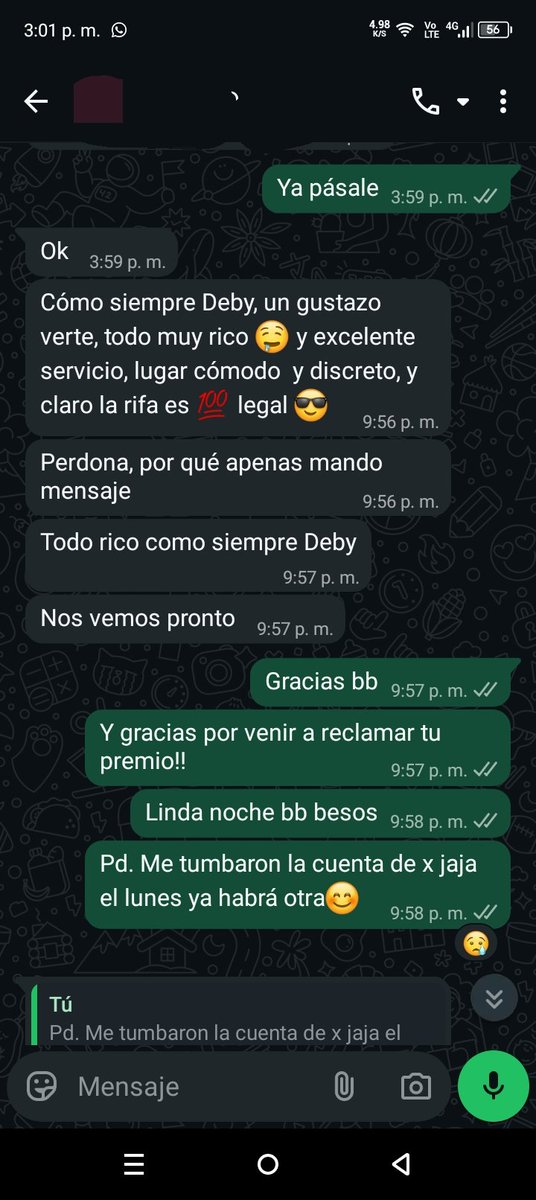 debyrodri5's tweet photo. El ganador de la última rifa que hice ya vino a reclamar su premio, gracias a todos los que participaron,y esperemos que está cuenta dure un poco más 😌🍀🥰 https://t.co/qPyNm9tAP8