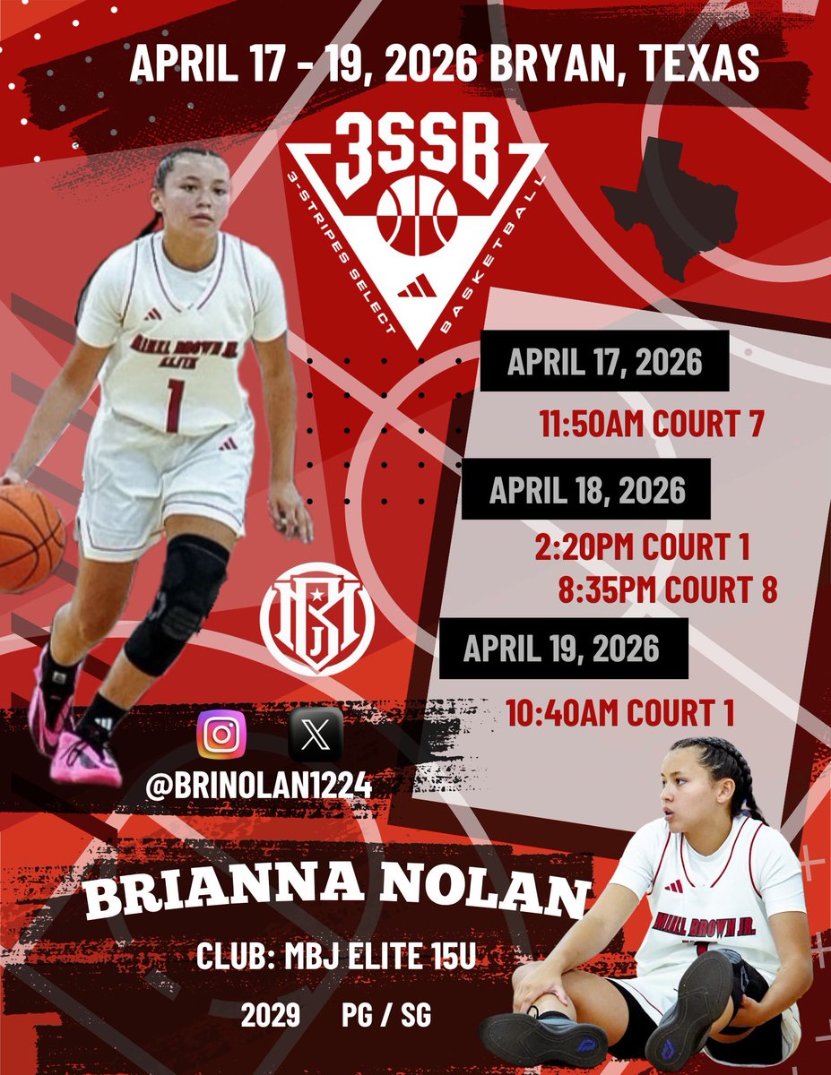 BriNolan1224's tweet photo. Prepared for the weekend and ready to hit the hardwood. Can’t wait to network and play against some strong talent. @3SSBGCircuit @3SSBCircuit @PURbasket @FibaPur @FIBA @PGHFlorida @SUTSReport @bsnfpur @BFishHoops @ProspectShowcse @Uorangemen2 @MBJElite_Girls @adidasHoops https://t.co/8Qs5gVElCD