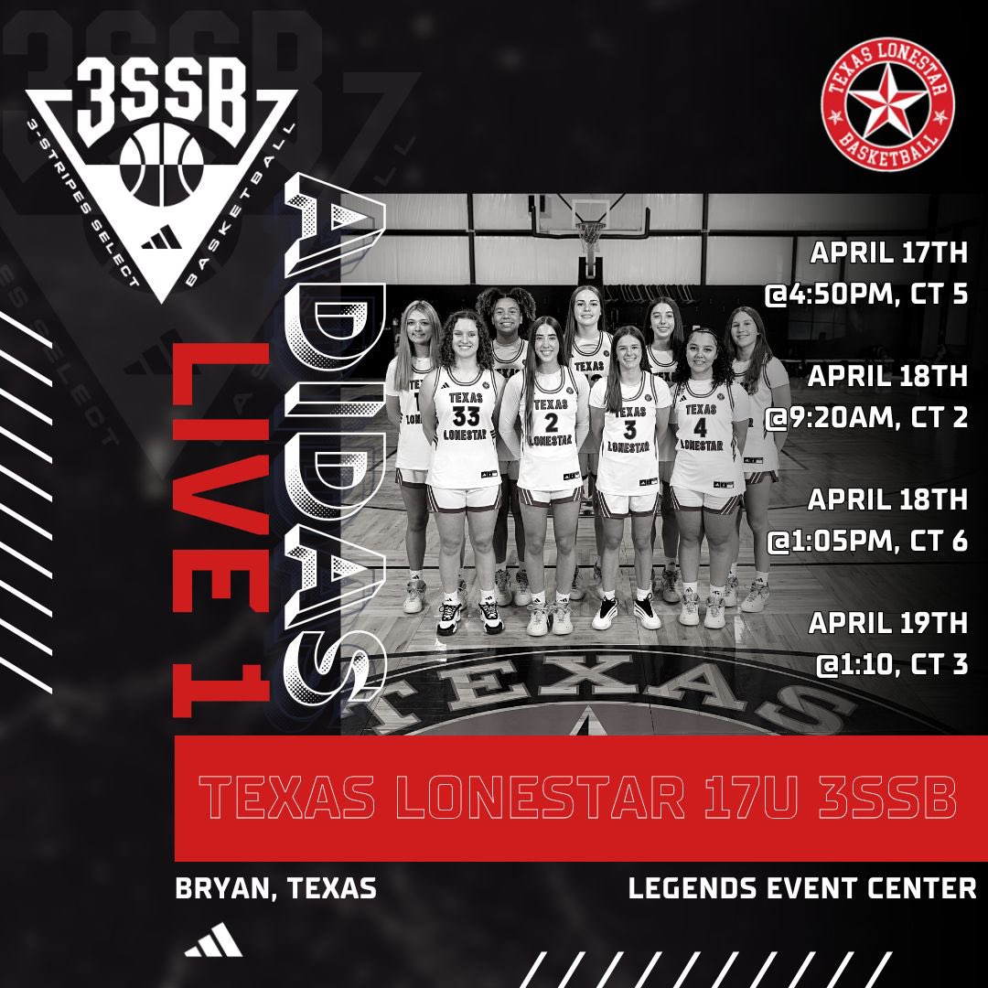 TLSBasketball's tweet photo. Next stop ——-> Adidas Live 1 (Bryan, Texas) @3SSBGCircuit https://t.co/ttLLZfZyRZ