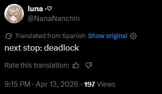 luna ˖⁠♡ tweet media