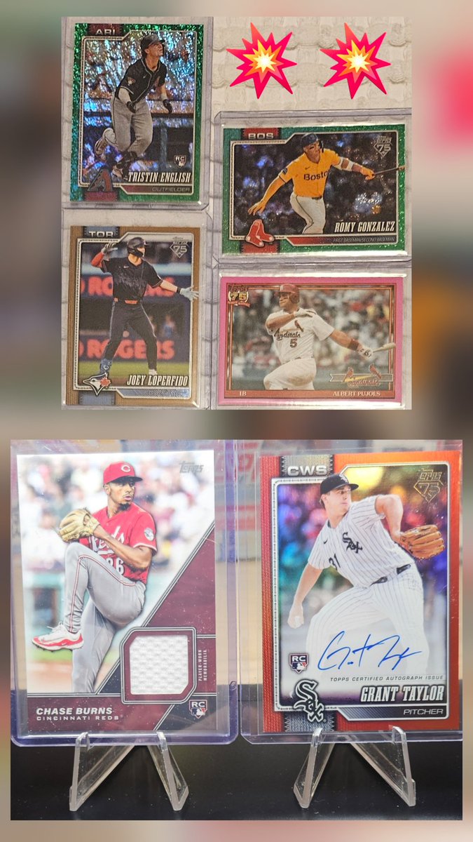 3bangerbreaks's tweet image. #Hits from the 2026 #Topps #Celebration #Baseball #Series 1 #PYT + #Random #Team #Mega #Box #Break 

#TBBCrew #MLB #TBBReposts #TBBBreakCredit #Autograph #Free #Pack #tradingcards #thehobby