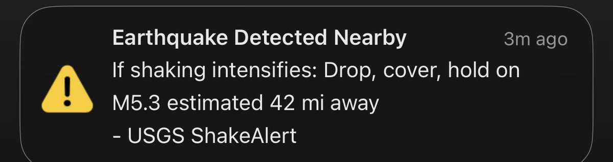 Didn’t feel any shit earthquake tremors here in Reno 😭😭😭