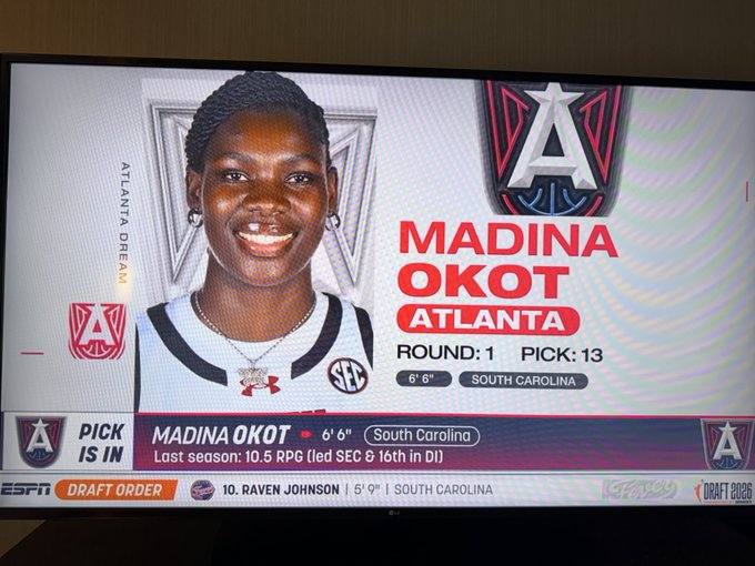 maytitus's tweet photo. History made!  ✅From Mumias Kenya 🇰🇪 to the WNBA to Atlanta — just the beginning. Elite talent. Earned moment. Next level unlocked. 🔥First‑round pick. Big moment. Bigger journey ahead. 🚀🚀#DraftDay #NextLevel #Atlanta #DraftDay #Atlanta #DraftDay #GameChanger #DreamBig https://t.co/PpScFw2W9g