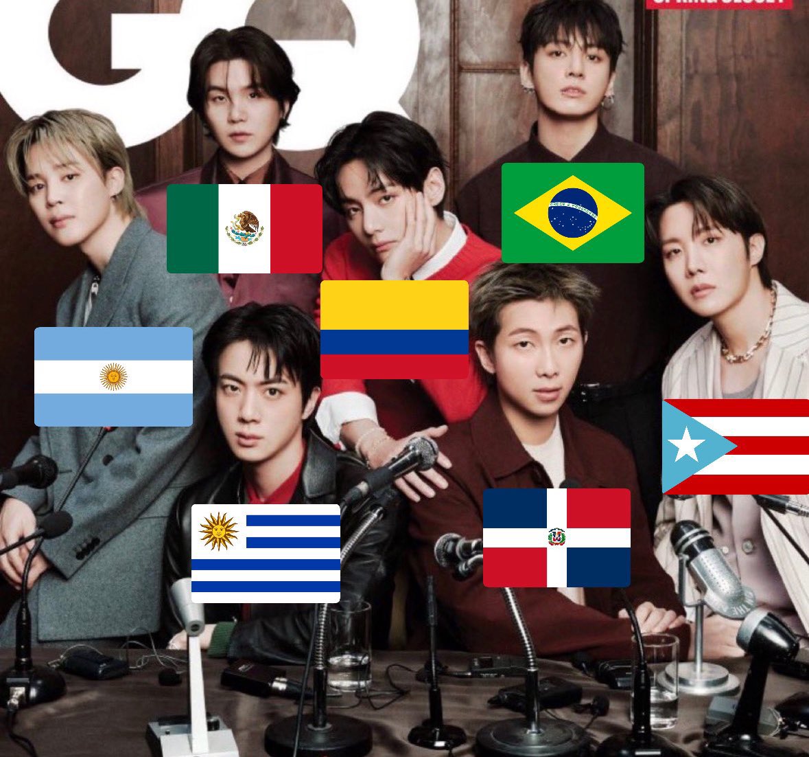 Lucía IS SEEING BTS tweet media