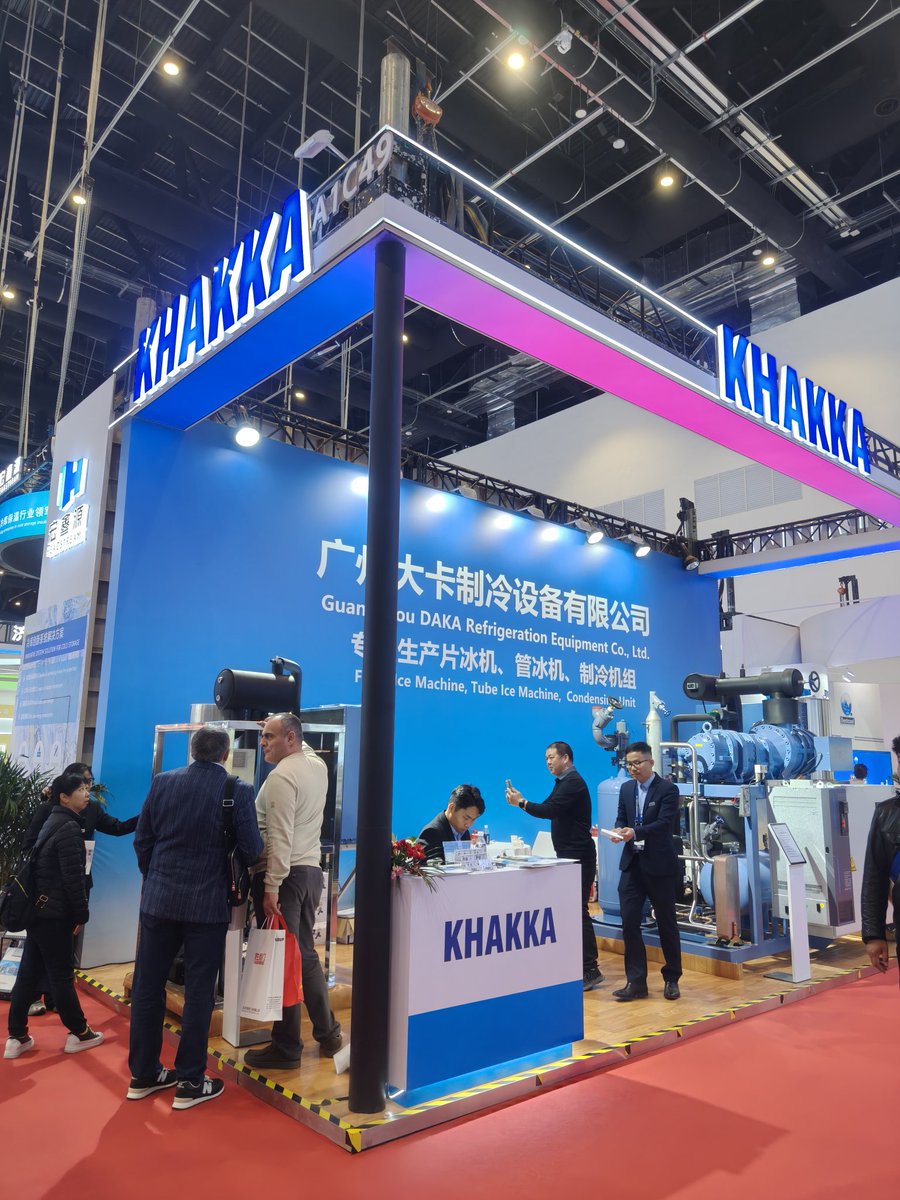 DakaFreezer's tweet image. China Refrigeration 2026!
☑️ April 8–10, 2026
🇨🇳 Beijing, China
#tubeicemaker #chinarefrigeration #flakeicemachine #KHAKKA