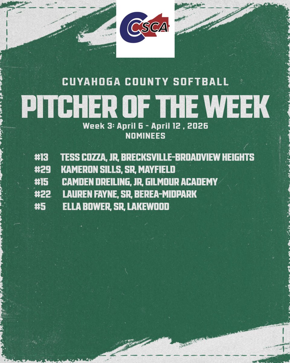 Cuyahoga County Softball tweet media