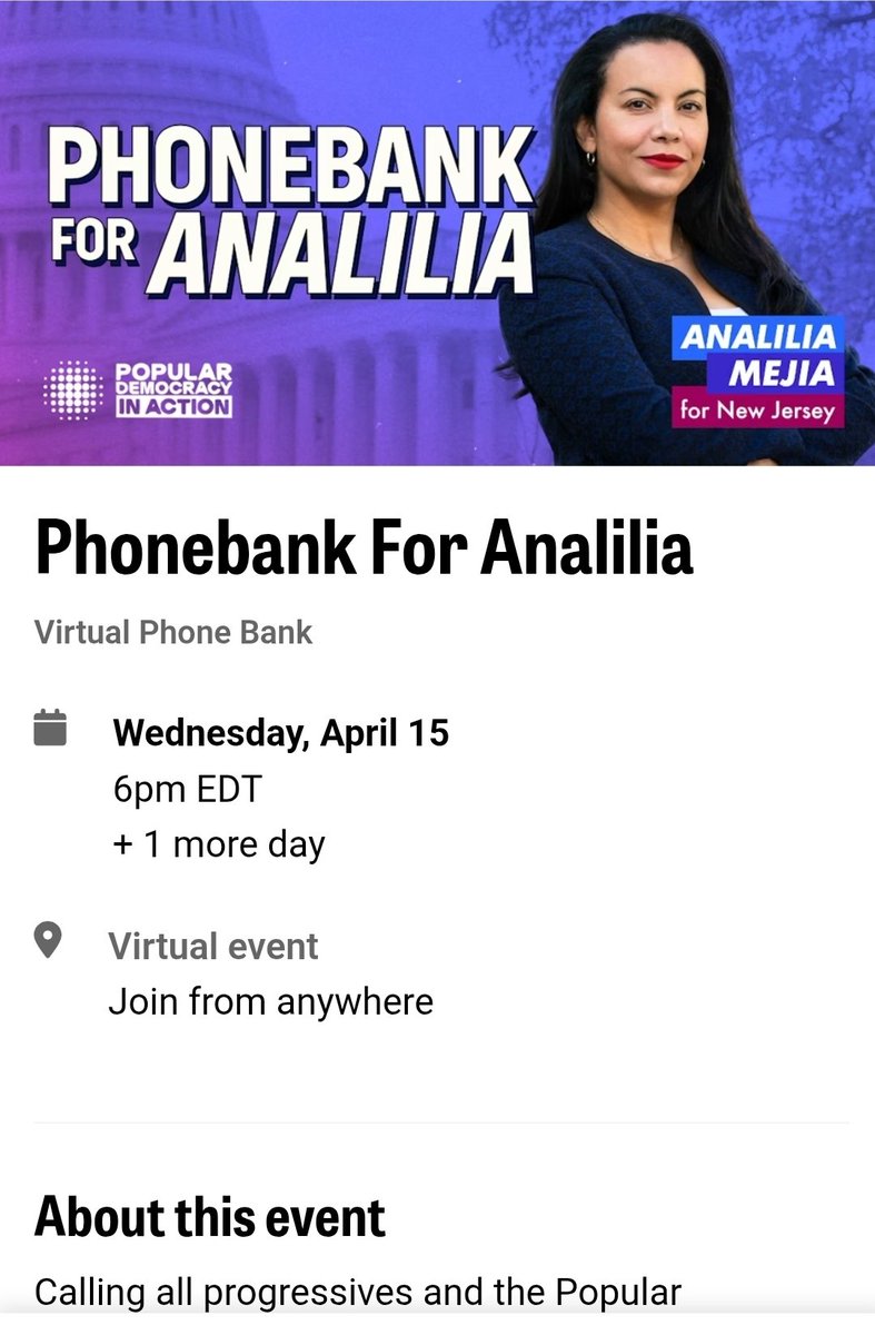 ann_neona's tweet photo. Analilia Mejía isn’t running to "reform" a broken system. She’s running to:
Abolish ICE
Cancel student debt
Tax billionaires
Name genocide what it is
She beat 12 candidates to get here
Only thing standing between victory Tuesday is turnout
#VoteBlueNJ 👇 https://t.co/mfqQxljWzp https://t.co/Ifg3fpDdLb