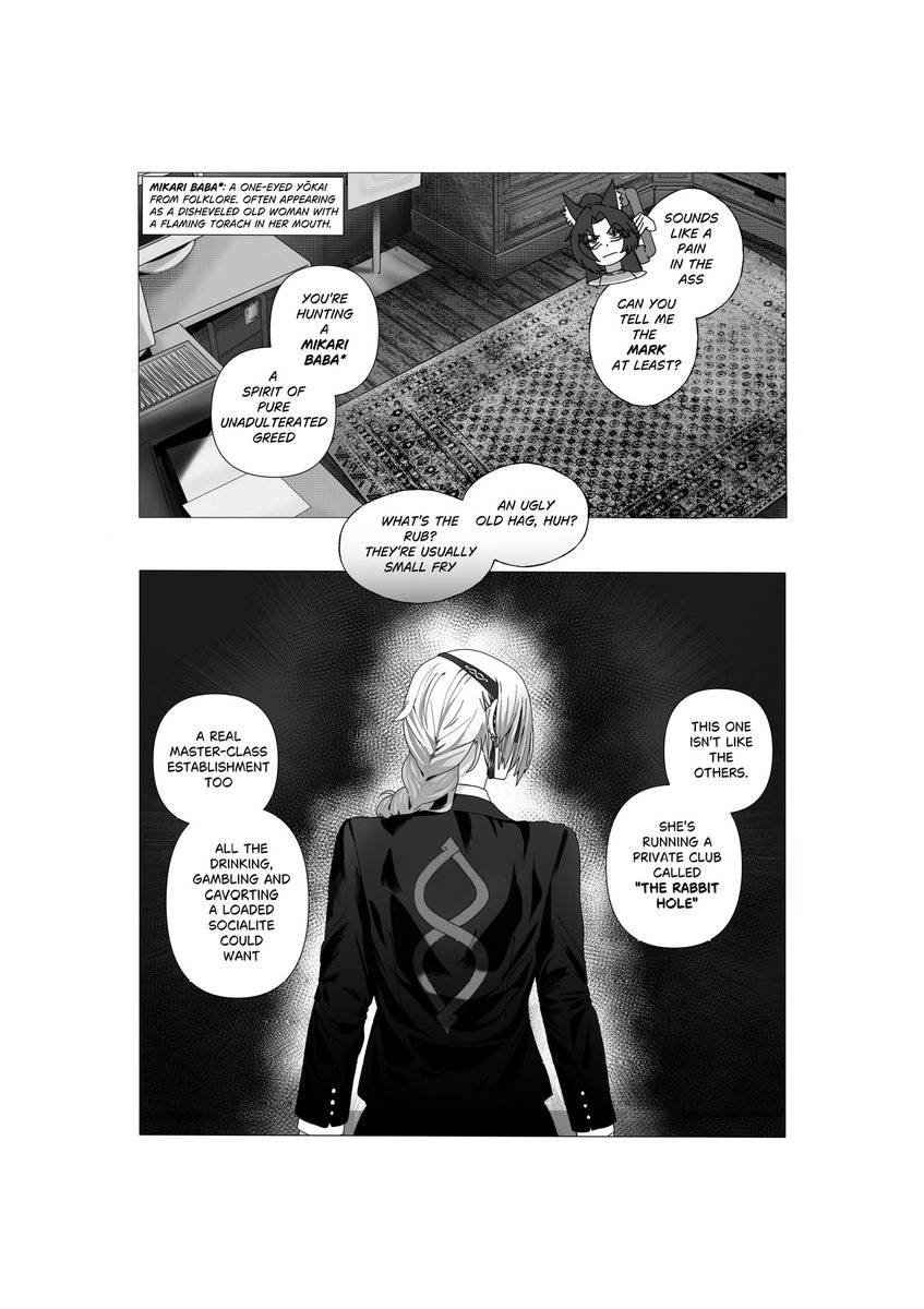 Qath's lore comic/manga

Day 2-5: page 2-5

Check the lore comic video here
youtu.be/W-1TvaVL8lA?si…

#Qatalogue <a href="/Lady_Qathrin/">Lady Qathrin 🐺🌸| Undercover Bounty Hunter</a>