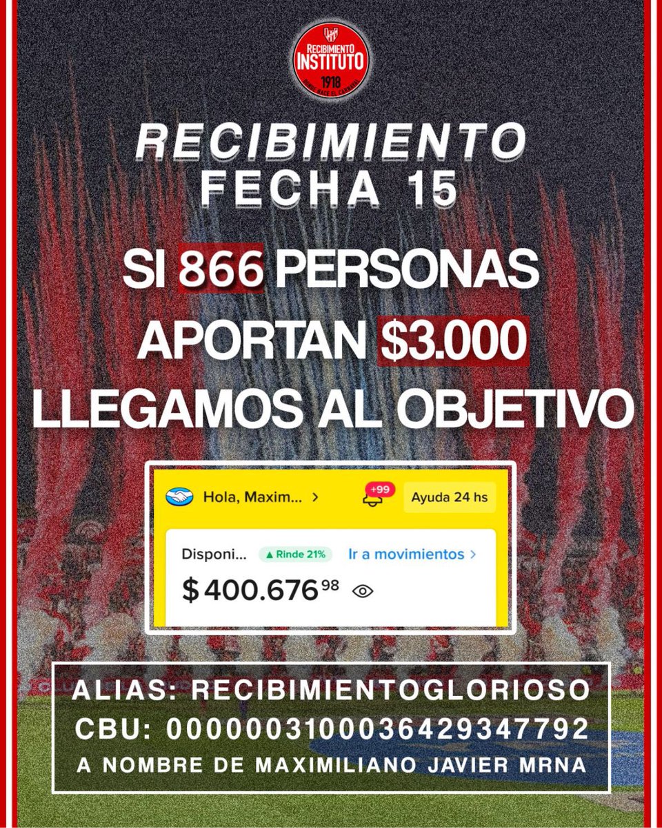 Recibimiento Instituto tweet media