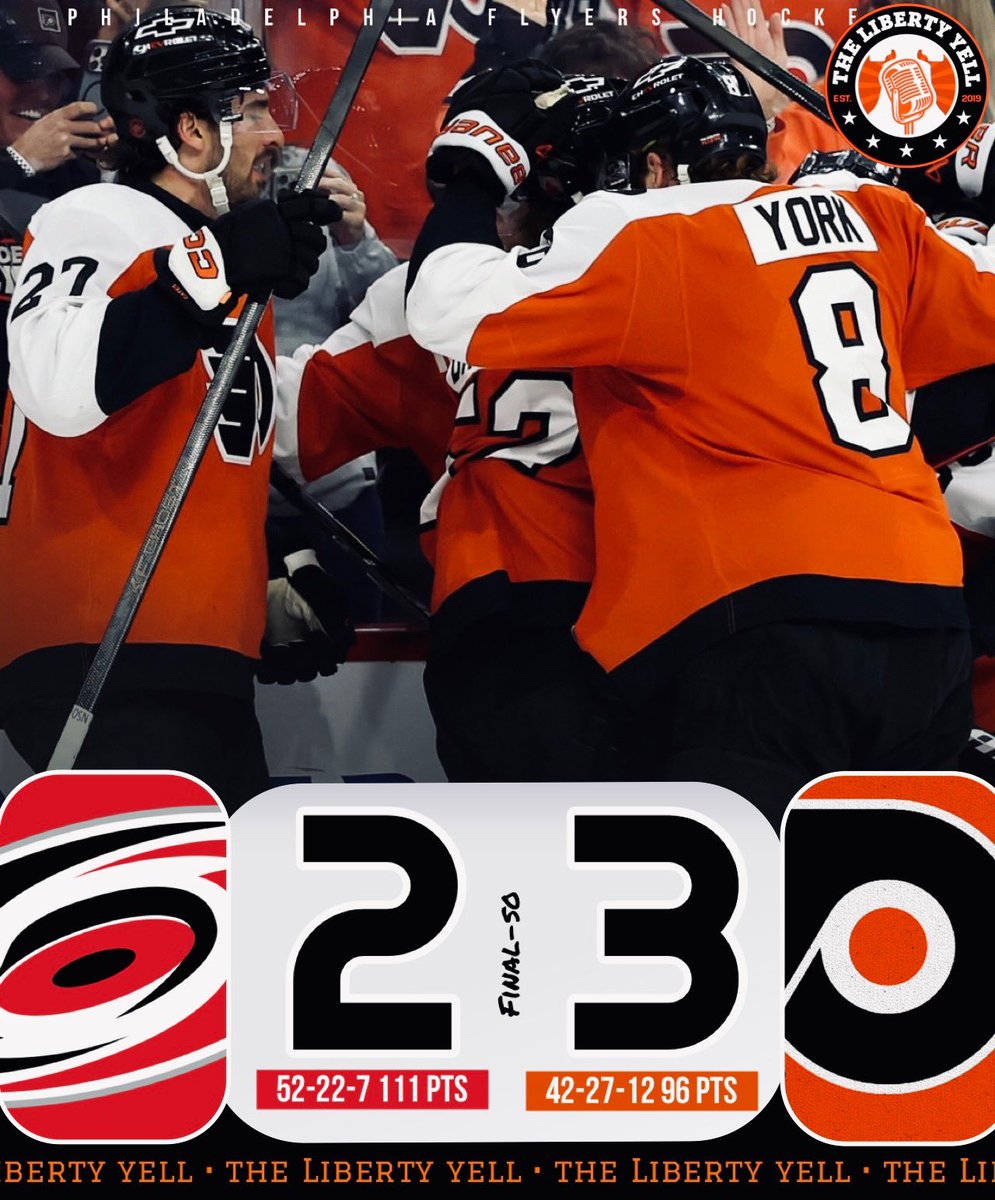 FLYERS WIN!!!!! PLAYOFF BOUND!!!! PLAYOFF BOUND!!!!