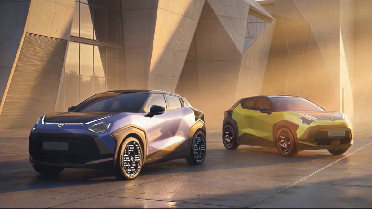 8_ksnk's tweet image. 新型ジュークEV、自動車デザインの画一化が進むこのご時世でもかなりぶっ飛んでます。

ドアパネルもポリゴン極まってて斬新です。