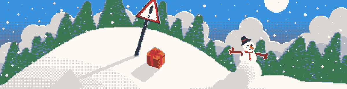 MacrowDev's tweet photo. day 5 of drawing art everyday. "its a snowday"
... also ignore the fact my last art post was a week ago, my internet was out🐌
#pixelart #pixel https://t.co/XU9VzsW6rw