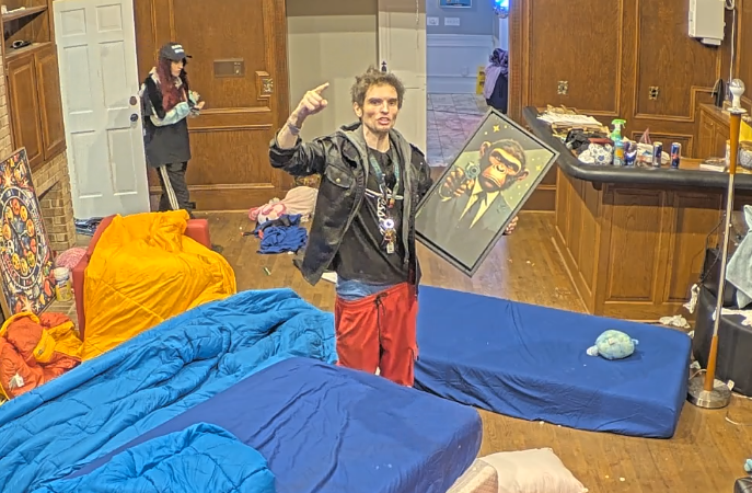 Retigo_'s tweet photo. lmao Alex B went back to get the fucking monkey art
#fishtanklive #fishtankdotlive https://t.co/oDJTbnjHLz