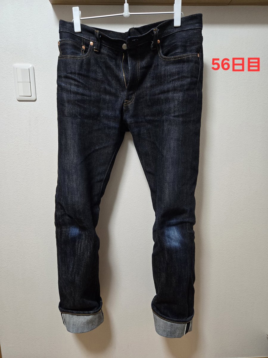 Spapa_honest's tweet photo. 56日目👖
#児島ジーンズ #23oz 
#自分のための記録 https://t.co/YwfyQ7TpWD