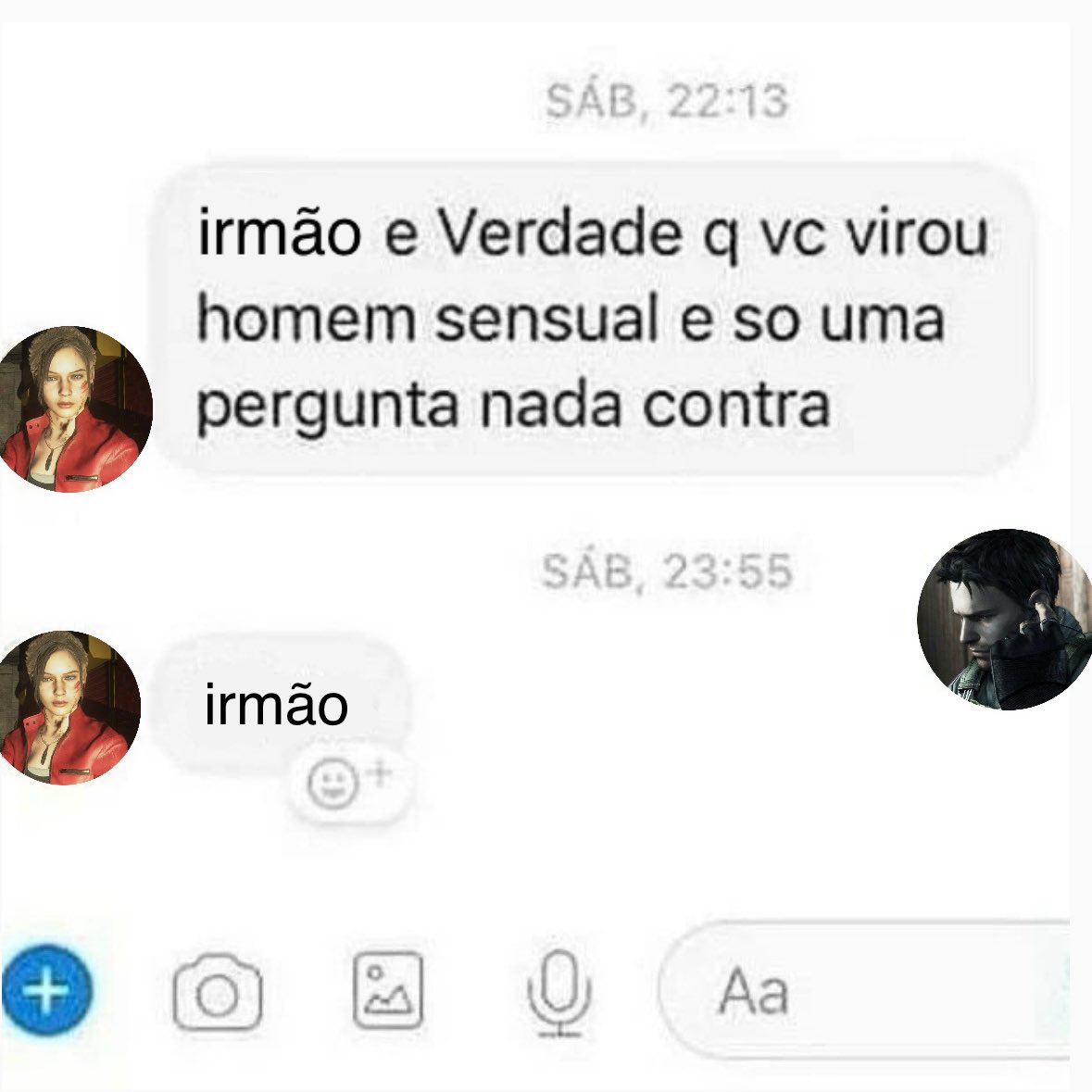 até a claire ja percebeu