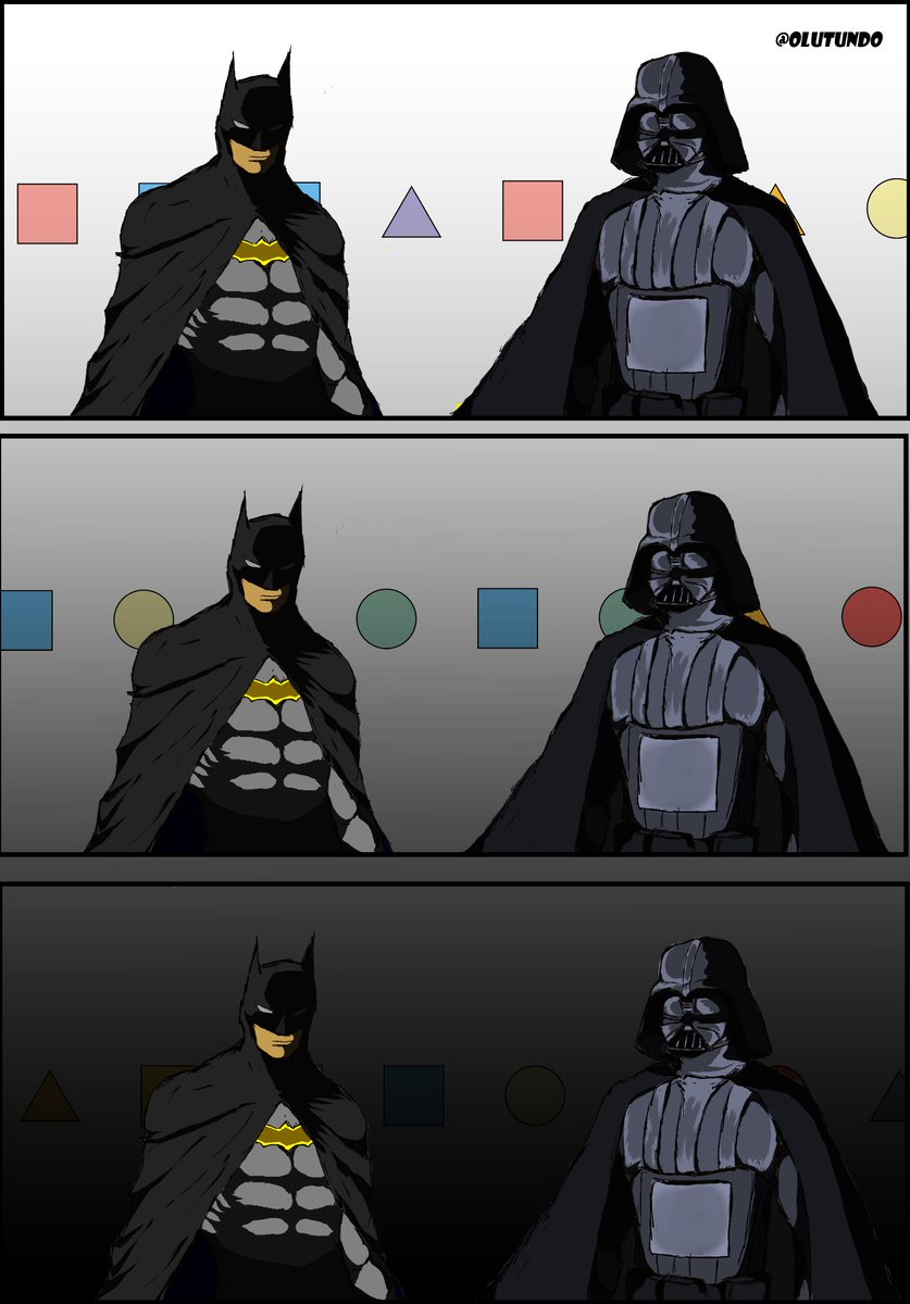 the dark KNIGHT and the DARK knight.