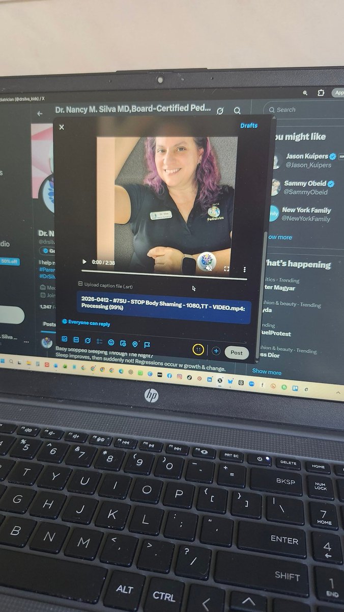 drsilva_kids's tweet image. Just sharing a glimpse of my day today. I still can't bring myself to call it X; Twitter has so much more personality!
*
#DayInTheLife #WorkingMom #Pediatrician