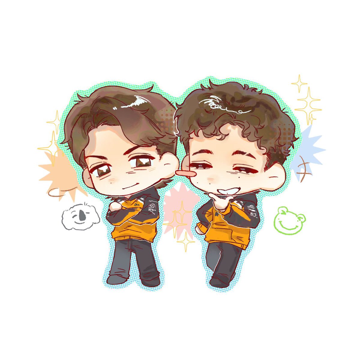 Teethcore0101_'s tweet image. #landoscar #commission 
感谢委托✨
#814 🐨🐸