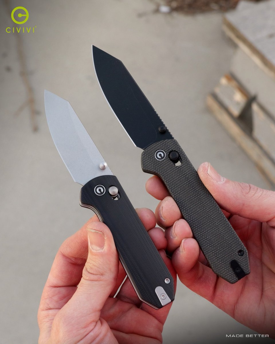CiviviKnife's tweet image. CIVIVI Yonder vs. Over Yonder… are they both your favorites?

civivi.com/search?type=pr…

#ciiviviknife #tools #camping #hiking