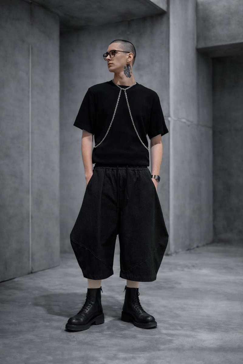 DEPRESSION VOL 10:
GEOMETRIC BAGGY PANTS &amp; CHAIN HARNESS

NOW AT DARK WAVE📍 Orchardgateway 04-14 Singapore 

Online: d-a-r-k-w-a-v-e.com/collections/de…