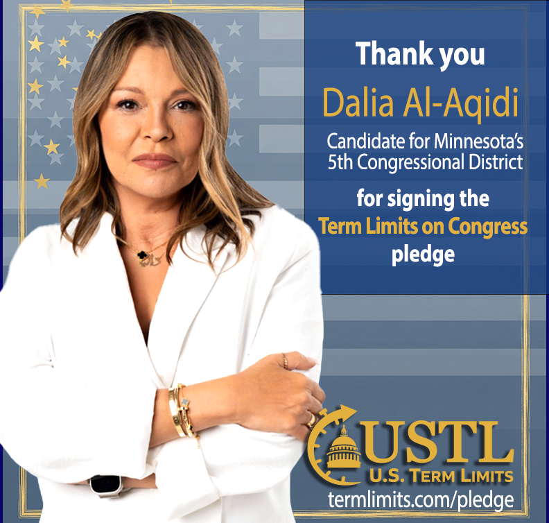 USTermLimits's tweet image. Thank you @Dalia4Congress for signing the #termlimits on Congress pledge. termlimits.com/wp-content/upl…