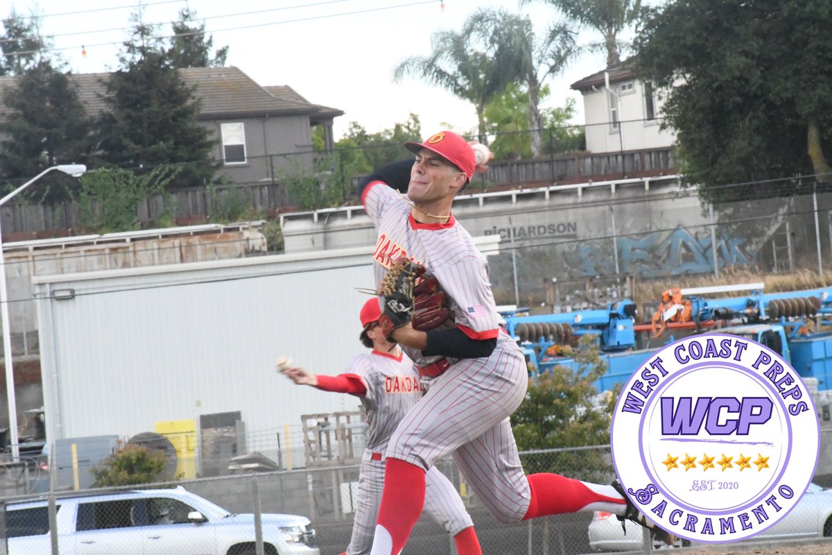 WCPSacramento's tweet photo. ❤️ Oakdale Proud 💛 

Mustangs grind out win over first-place VOL team behind top prospect, roster of stars who can do it all.

Story: https://t.co/N7uy0Galx9 https://t.co/5fKpVnnHib