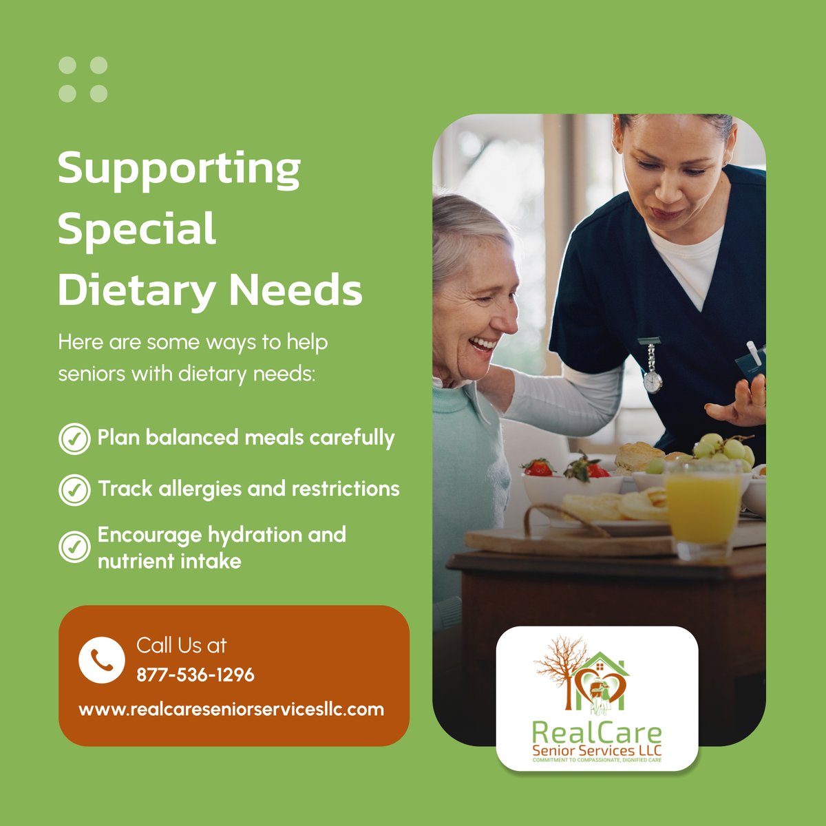 RealCareSnr's tweet image. Caring for a senior’s nutrition can improve overall health 🥗💛. With attention to preferences, allergies, and hydration, we ensure safe and supportive meals at home.

#BurlingtonMA #HomeCare #SeniorNutrition #DietSupport #NutritionSupport