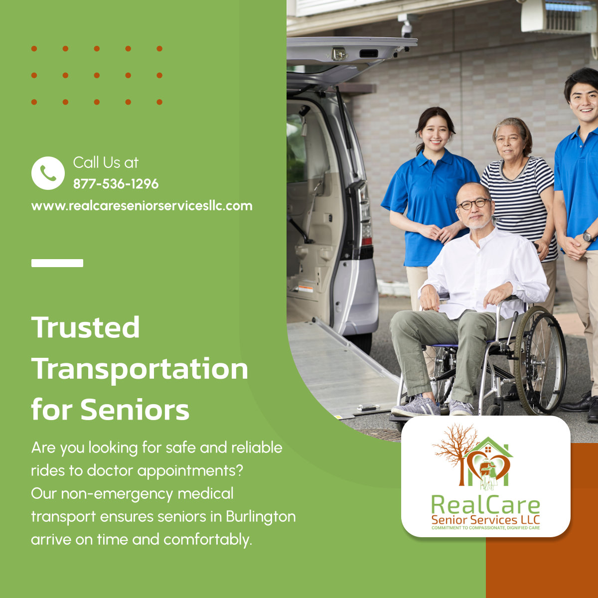 RealCareSnr's tweet image. Count on us for safe and comfortable medical transport 🚐💙. Our trained drivers help seniors get to appointments on time, stress-free, and with care. Contact us today! 

#BurlingtonMA #HomeCare #MedicalTransport #SeniorSupport #SafeTransport