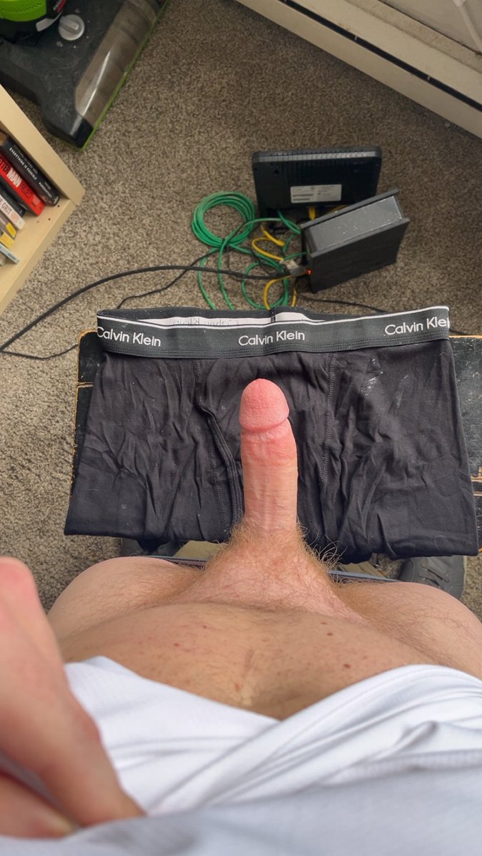 Fat ginger cock and cum covered undies…who wants em? 😈