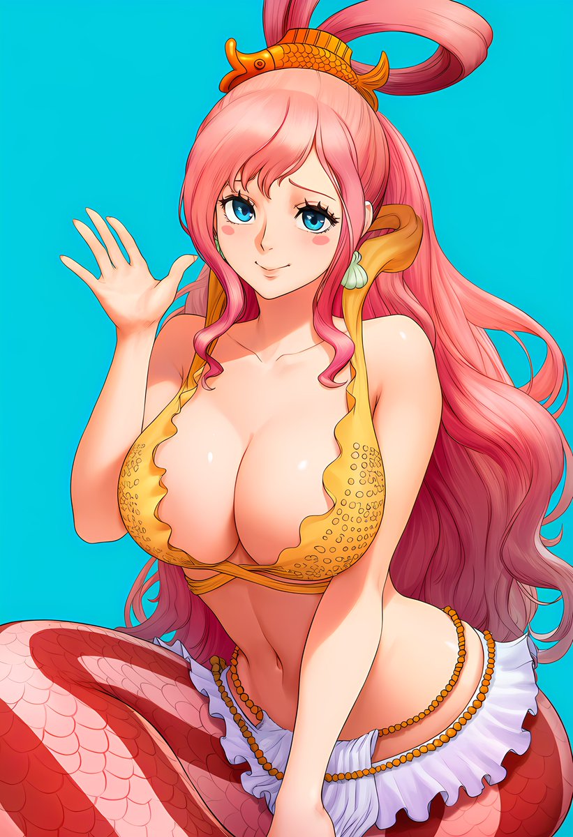 FiddlingFox77's tweet image. One Piece Gals part 10, Shirahoshi.
#OnePiece #Shirahoshi #Mermaid