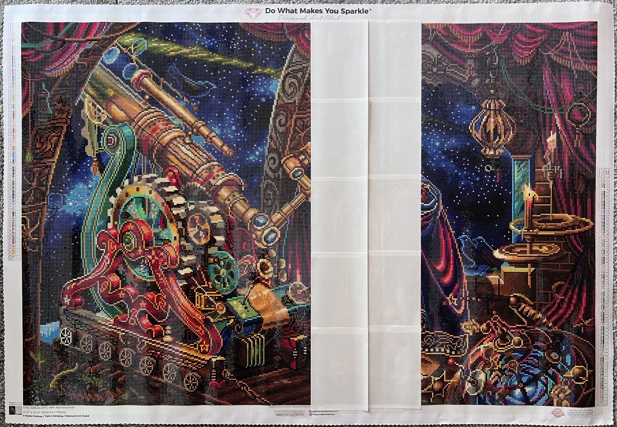 mijitarou's tweet image. 右側から3段終わって、残すところ後2段😤
お爺待ってて🧙‍♂️

クロスstも前足出てきた🐻
四角いフレームを買ったから、それ使って刺してみよ🪡

#DiamondArtClub
#DAC
#ダイヤモンドアート