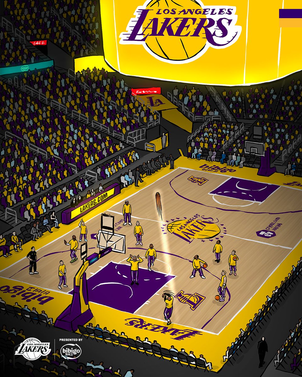 luckymong1's tweet image. My latest works for @Lakers 
It's always a pleasure working with them. #Lakers