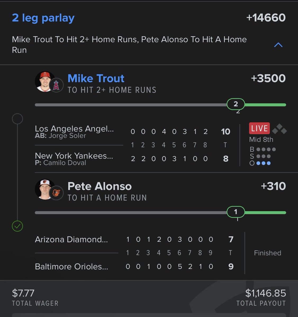 trilljon47's tweet photo. @MLBHR Thanks trout https://t.co/qN63LE92yt