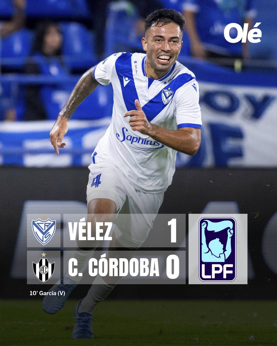 DiarioOle's tweet photo. 🔝 TERMINÓ LA FECHA 14 Y HAY NUEVO PUNTERO EN LA ZONA A

⚪🔵 Vélez derrotó 1-0 a Central Córdoba y quedó en la cima con 25 unidades

📉 El Ferroviario, por su parte, está en la posición 13 con 12 puntos, a seis del octavo puesto

📸 FOTOBAIRES https://t.co/a9EFPF5JzX