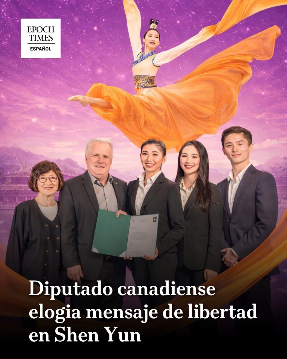 EpochTimesEs's tweet image. "Shen Yun es un tesoro artístico y cultural que inspira al público con algunos de los mejores valores universales que comparten los canadienses, como la compasión, el coraje, la lealtad, la libertad y el respeto", se lee en la proclama.  
#ShenYun #Libertad #Canadá #Cultura #Arte