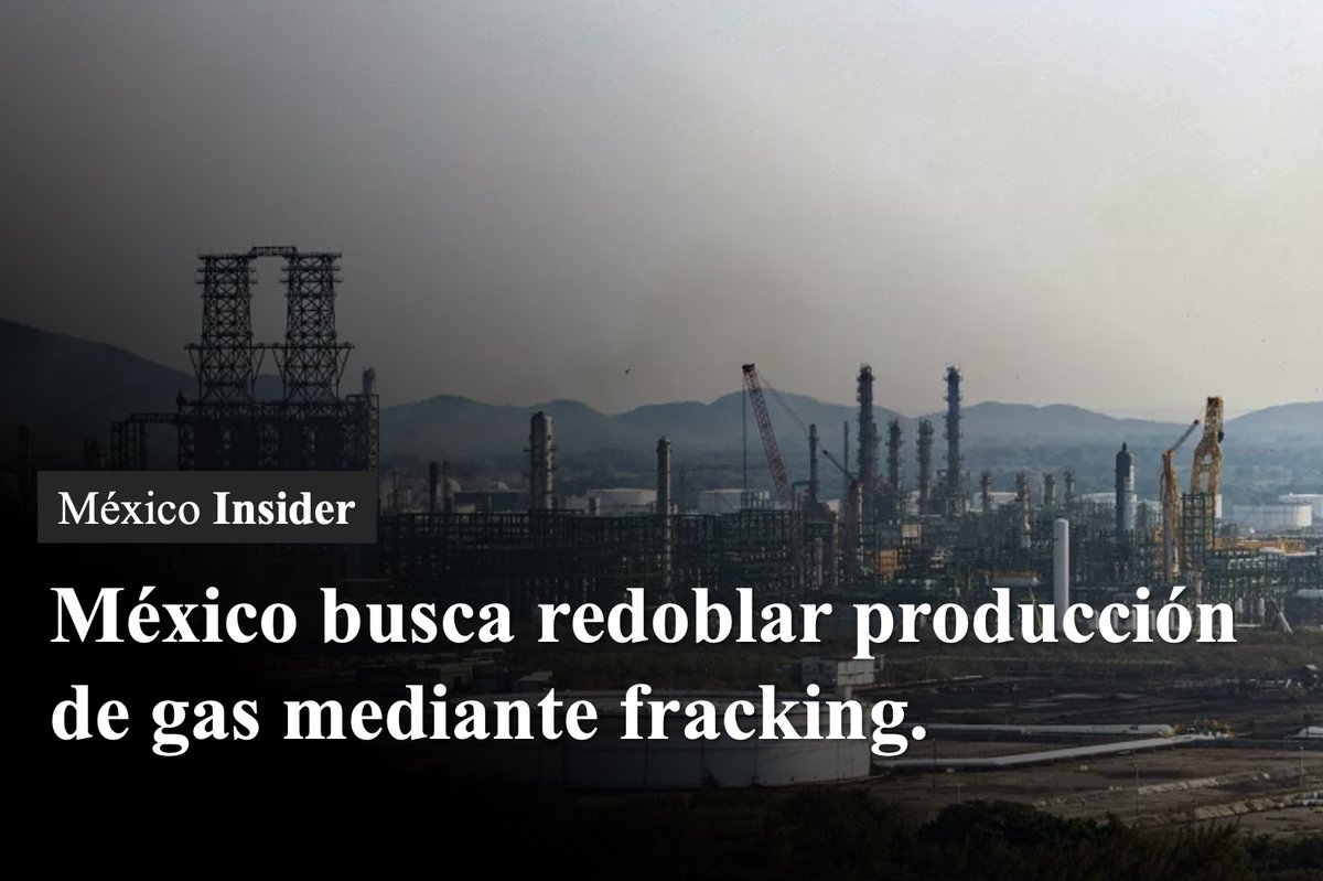 MexicoInsider_'s tweet image. #HILO México anunció públicamente que incurrirá en fracking para extraer Gas Natural.

¿Por qué debería importarte el fracking si no trabajas en energía?

Porque el gas natural determina lo que pagas de luz, lo que cuesta fabricar lo que compras y si México puede negociar con 🇺🇸.