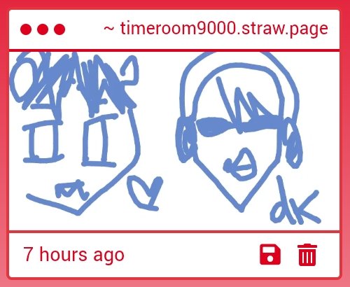 timeroom9000's tweet image. awww