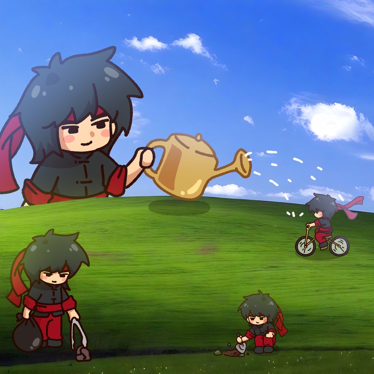 tanghuokungfu's tweet image. 4월, 탕화쿵푸와 함께하는 초록빛 한 달이 보내자💚
따스한 봄볕 아래, 우리 지구를 위해 탕이가 먼저 움직이기 시작했어요🚲🧹
탕이의 작은 실천들을 PC와 Pad 배경화면으로🌱

#rt + #follow 5명에게 배민 1만원 상품권 드립니다 (4/20 발표)