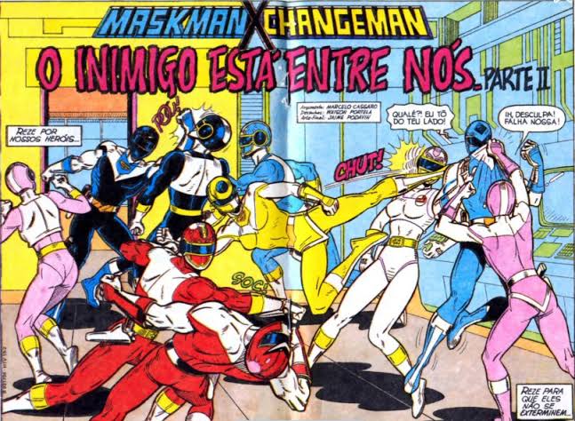 Os Japoneses sabem que o Brasil produziu quadrinhos oficiais de Tokusatsu ?
Tivemos de diversos Metal Heroes, Super Sentai, Kamen Rider Black e até Cybercops (da Toho)
As histórias se assemelhavam aos da Marvel dos anos 80/90 e tinham universos compartilhados