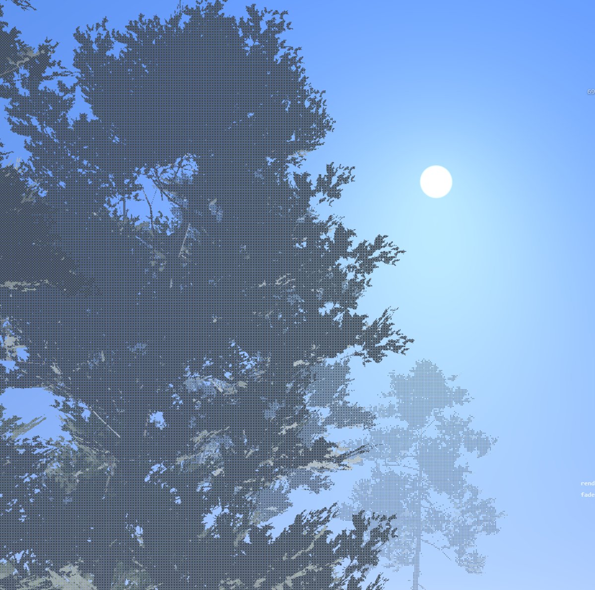 RoanokeGame's tweet photo. Finally scaling up the isolated biome. Hopefully soon have infinite game, untouched Atlantic Coast of North America behind the Great Dither Wall for all to explore. #roanoke https://t.co/KnPbJLVvqT