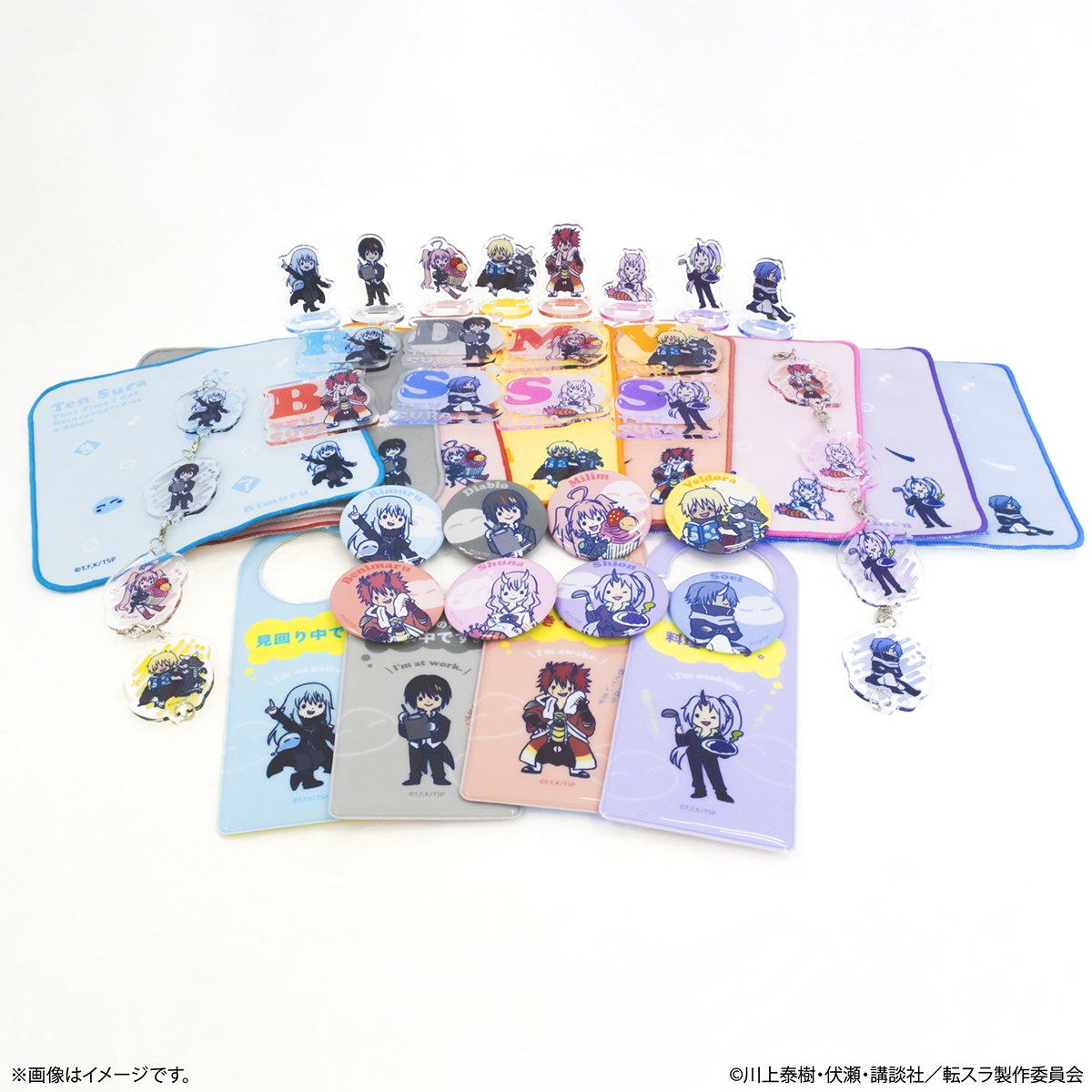 ／
TVアニメ『 #転生したらスライムだった件』
#転スラPOPUPSHOP グッズ紹介✨
＼

POP UP SHOP
オリジナル描き下ろしイラストを使用した
新作グッズが多数登場🎉

リムルとディアブロをお迎えして、
一緒におうちでまったりしませんか？☕

▼開催期間
4/23(木)~5/6(水)

#転スラ #tensura