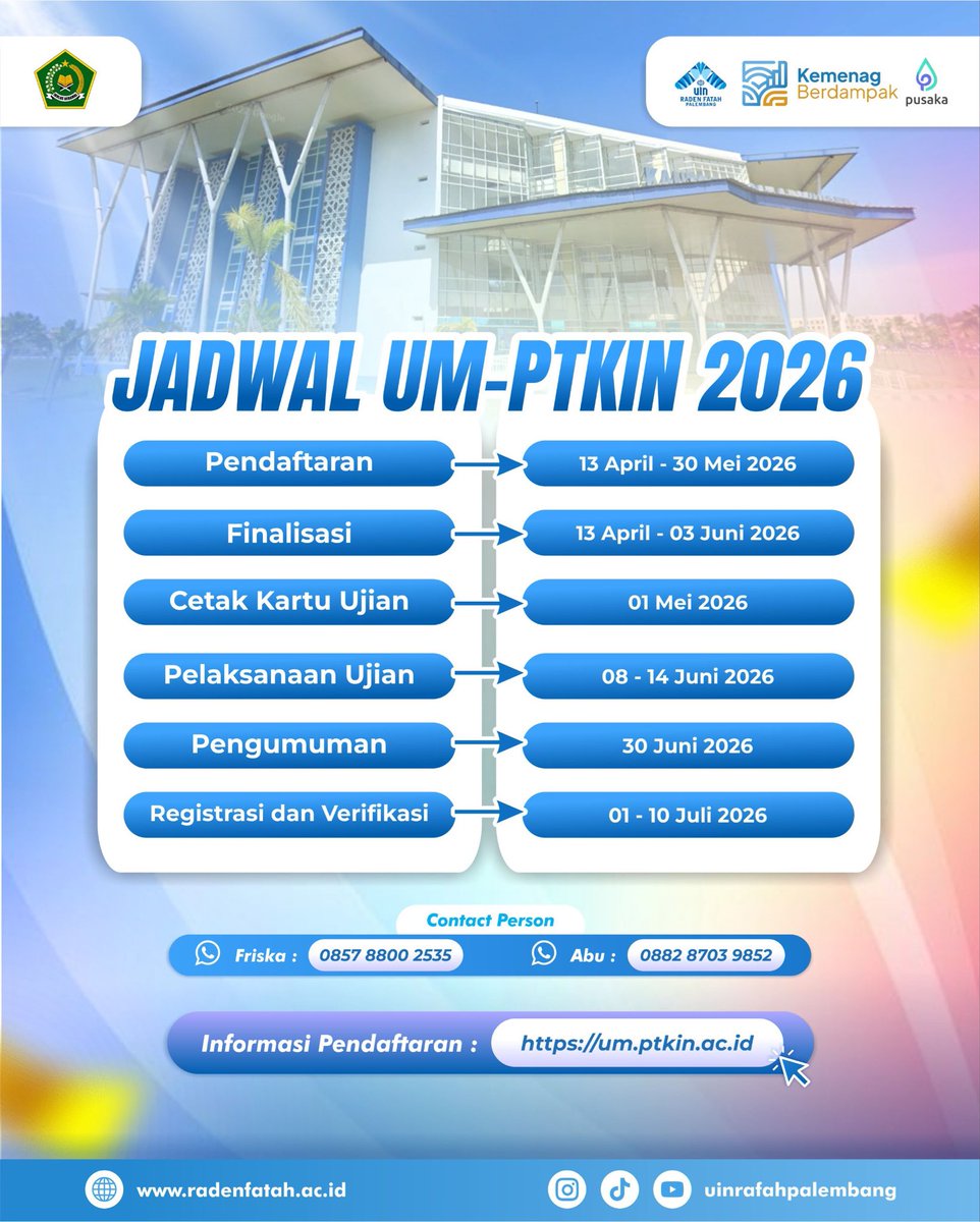 UIN Raden Fatah Palembang tweet media