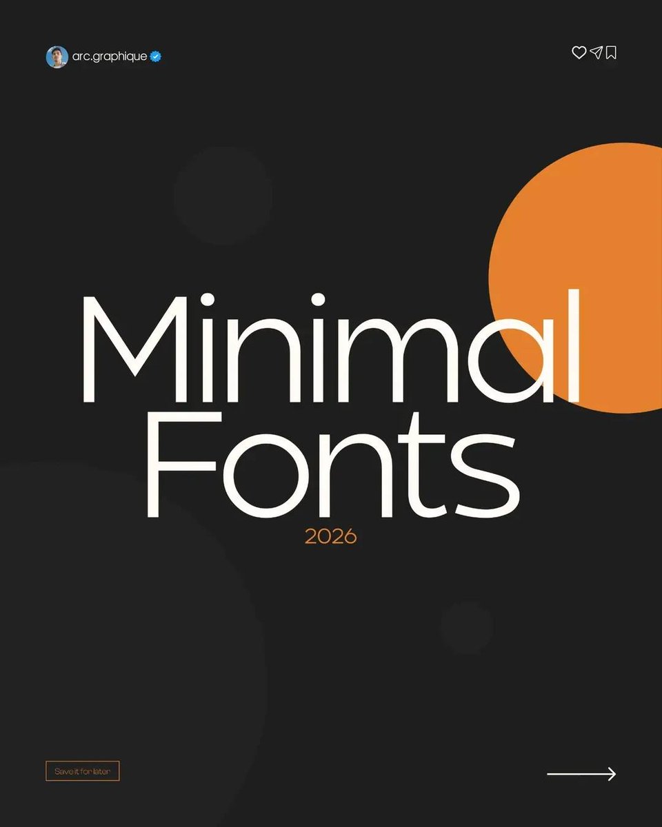 UiSavior's tweet image. Clean, modern, and timeless typefaces that will dominate next year.  🪄