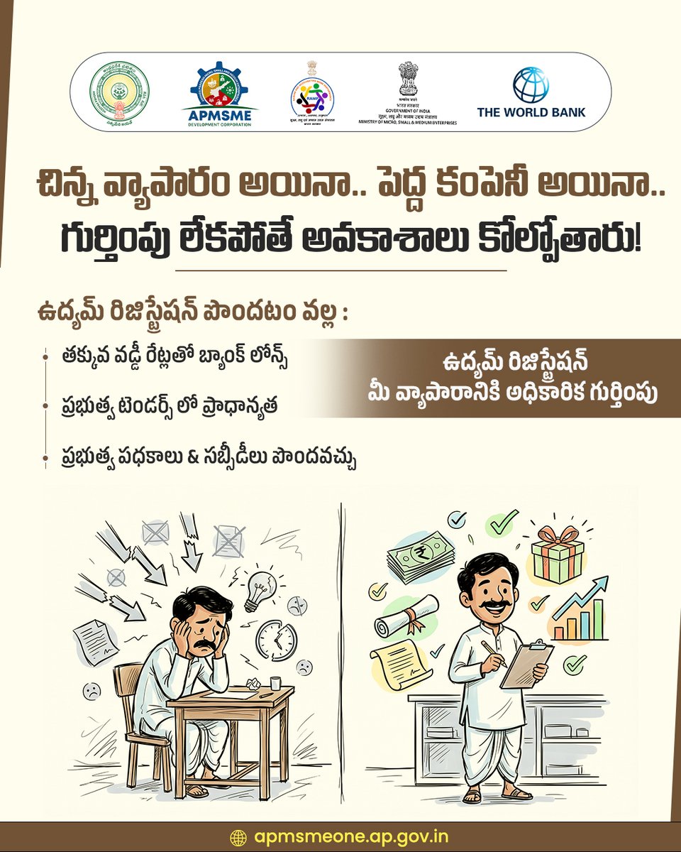 AP MSME Development Corporation tweet media