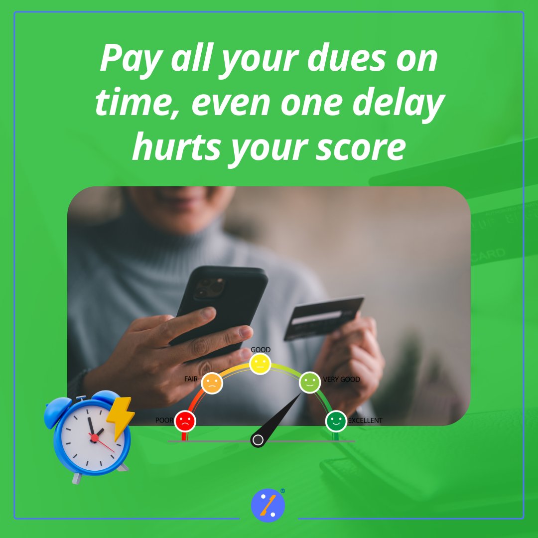 BankBazaar's tweet image. #CreditScore #PersonalFinanceIndia #CIBILScore #MoneyHabits #FinancialFreedom

2/5