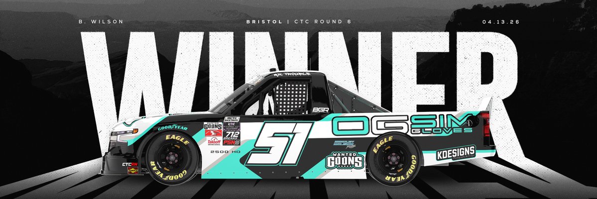 Another dub in the wins collum!

<a href="/BradWilson51/">Bradley Wilson</a> takes the lead late in the race, and brings home another win in the CTC Modern Vet Truck Series!
